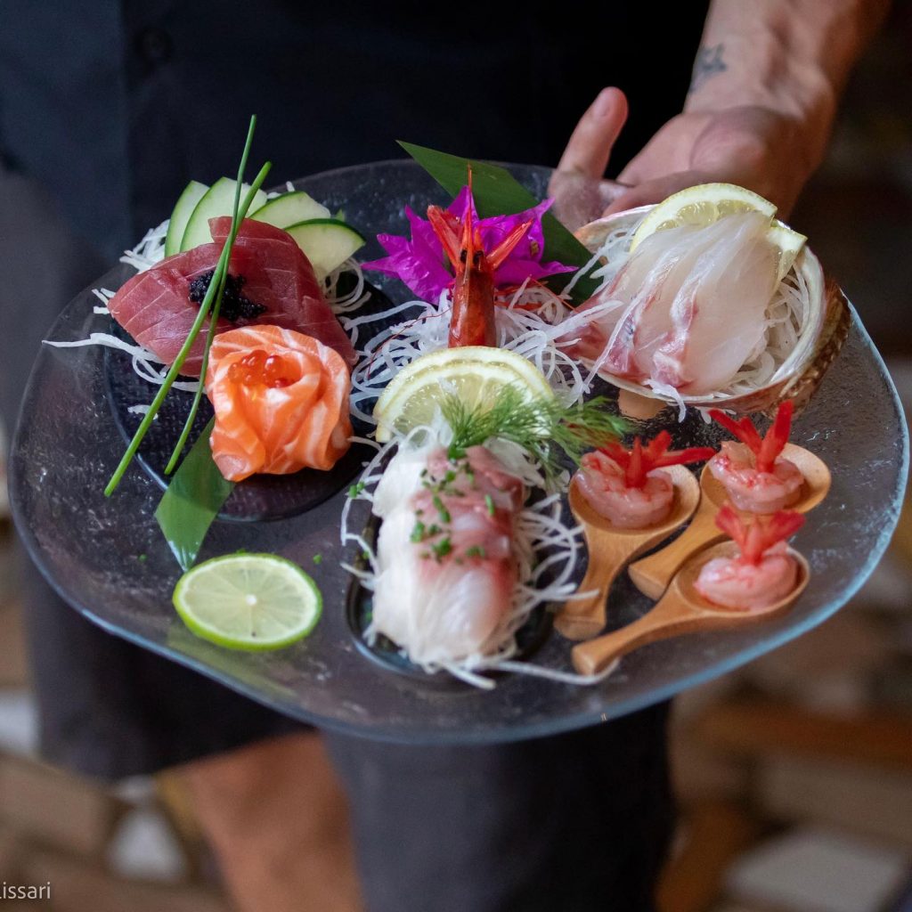 Nagai sashimi platter